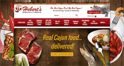 Desktop Screenshot of hebertsmeats.com